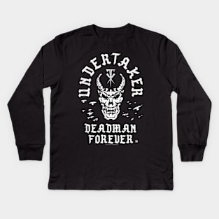 Undertaker Deadman Forever Kids Long Sleeve T-Shirt